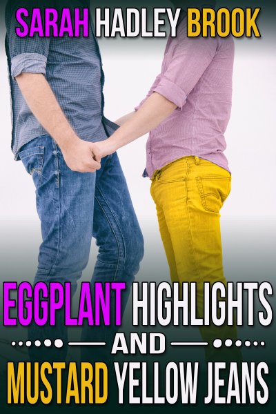 Eggplant Highlights and Mustard Yellow Jeans - Sarah Hadley Brook