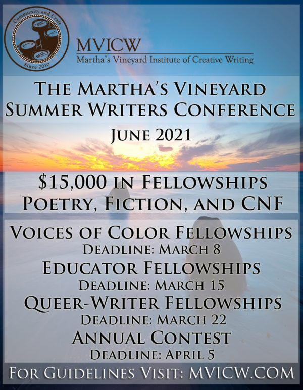 MVICW Virtual Summer Writers’ Conference